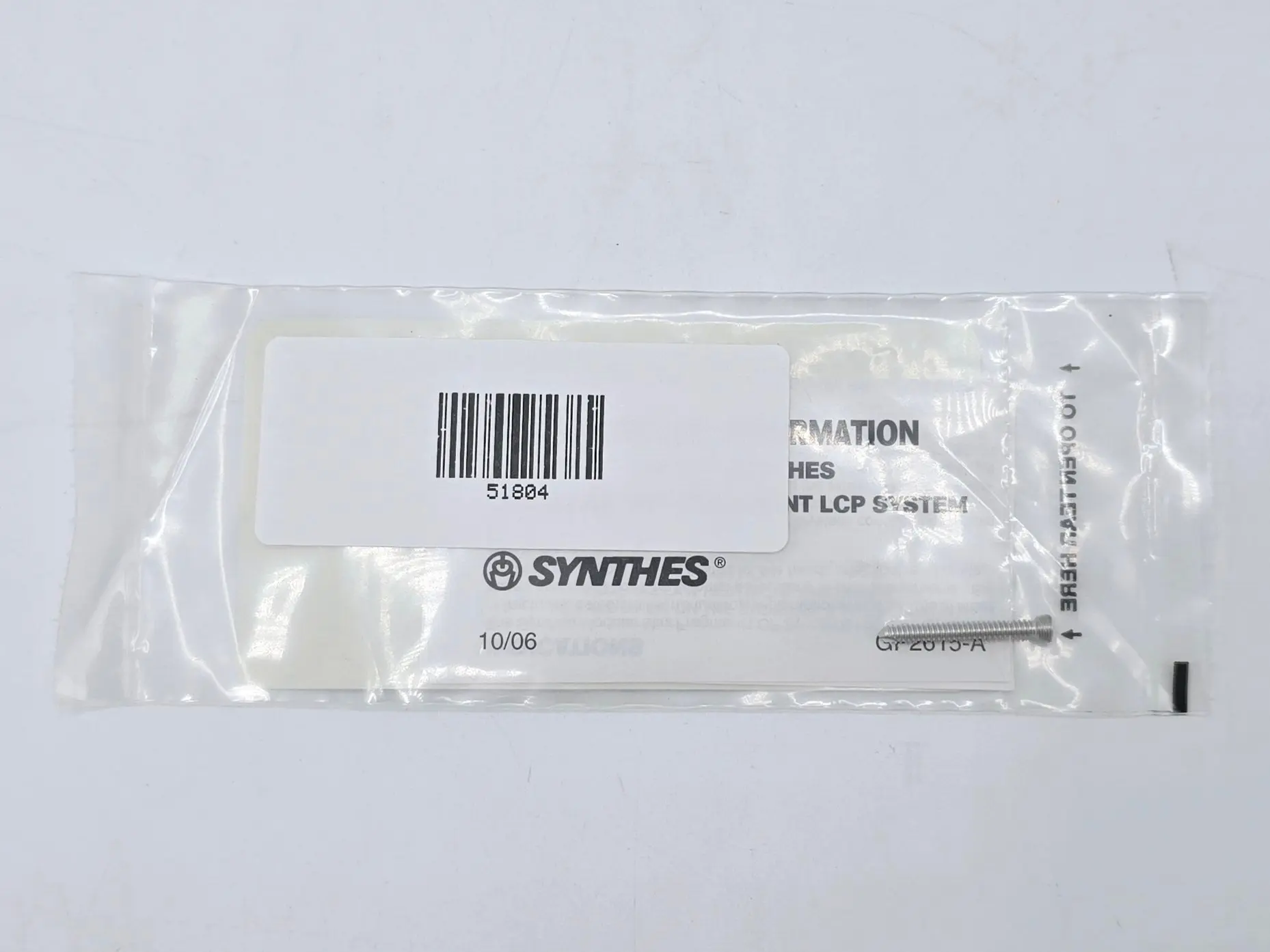 Synthes 212.820 2.4mm Locking Screw Self-Tapping with Stardrive Recess 20mm - Image 3