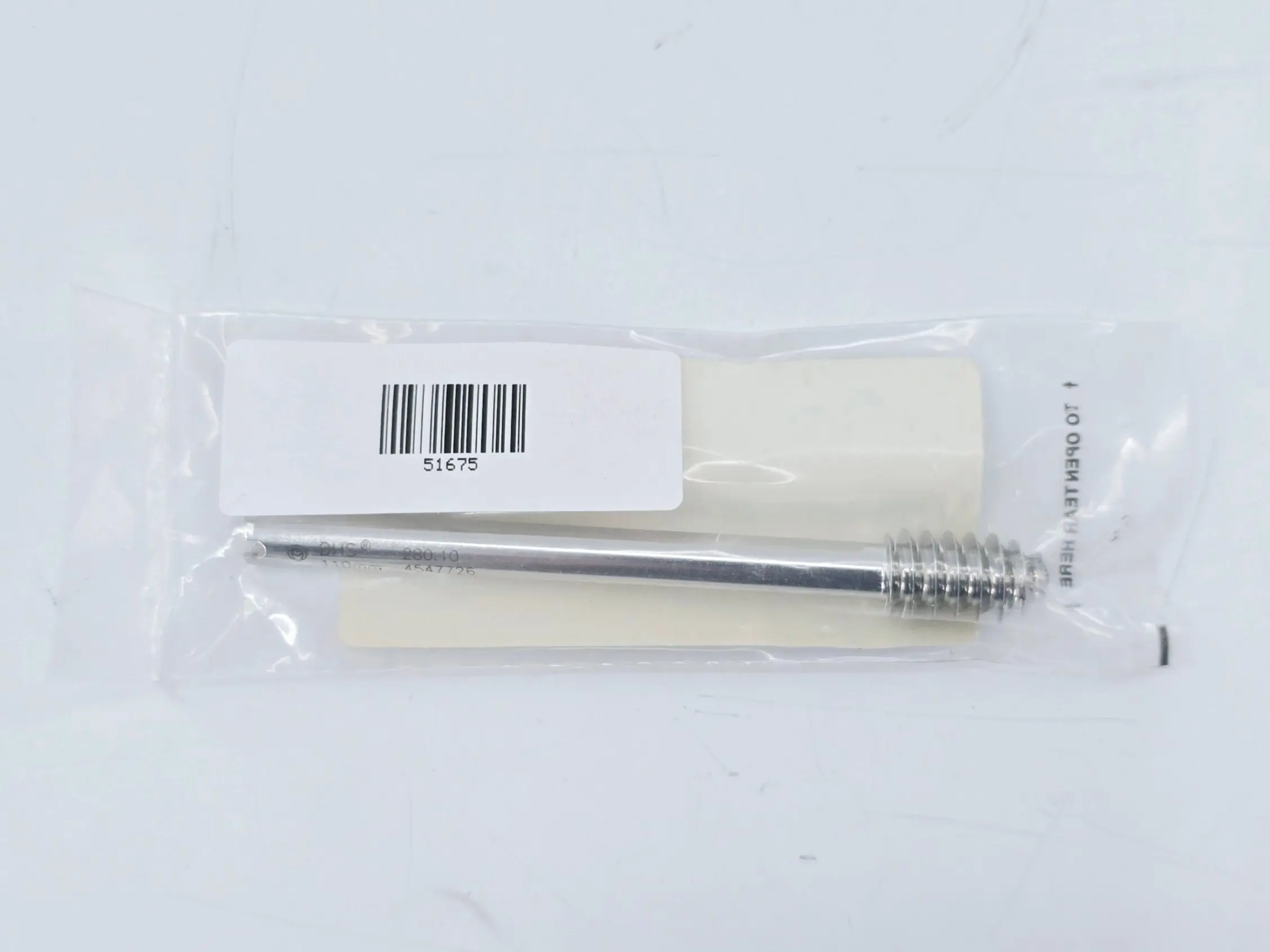 Synthes 280.10 DHS/DCS Lag Screw 12.7mm Thread/110mm - Image 3