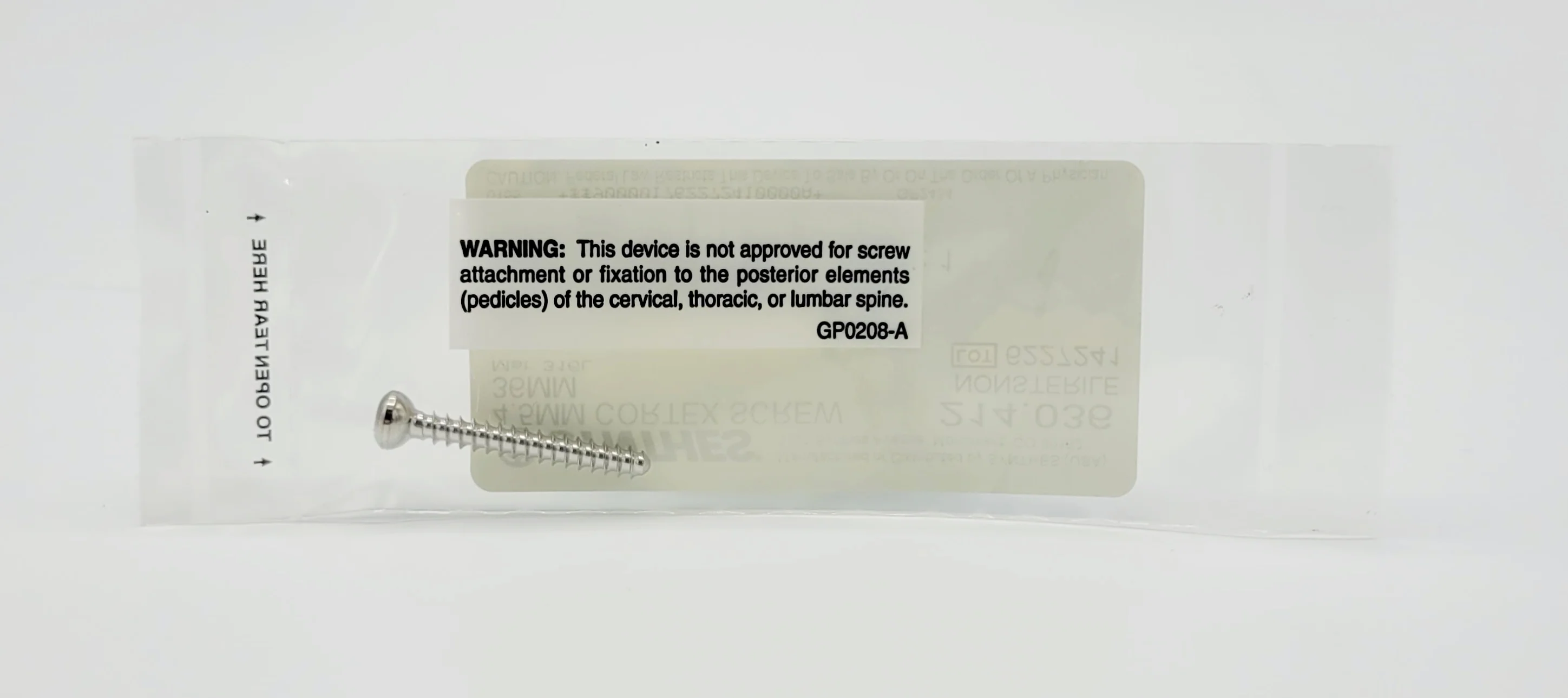 Synthes 214.036 Cortex Screw 4.5mm x 36mm 1/EA - Image 2