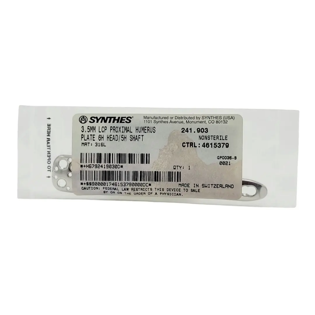 Synthes 241.903 3.5mm LCP Plate Orthopedic Surgical Implant