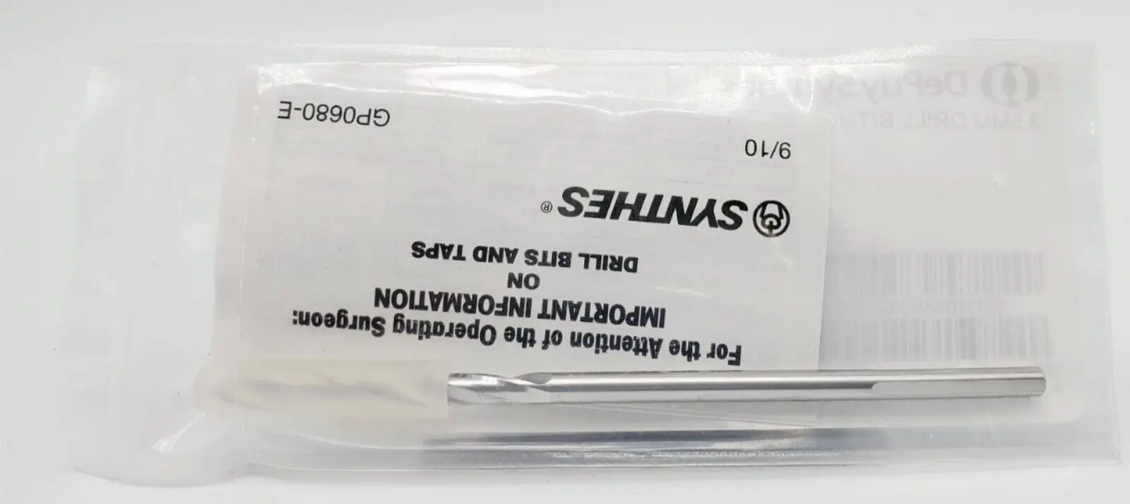 Synthes 310.36 Drill Bit 3.5mm Orthopedic JC 3-3/4" - Image 2