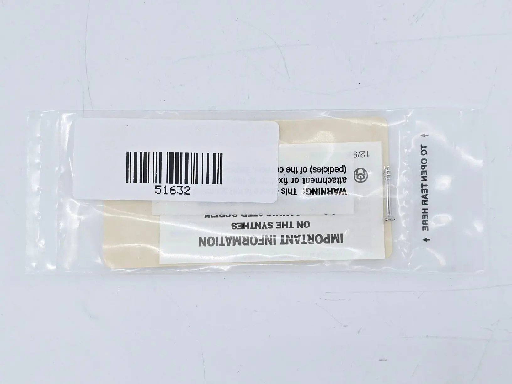 Synthes 202.617 3.0mm Cannulated Screw Short Thread/17mm - Image 3