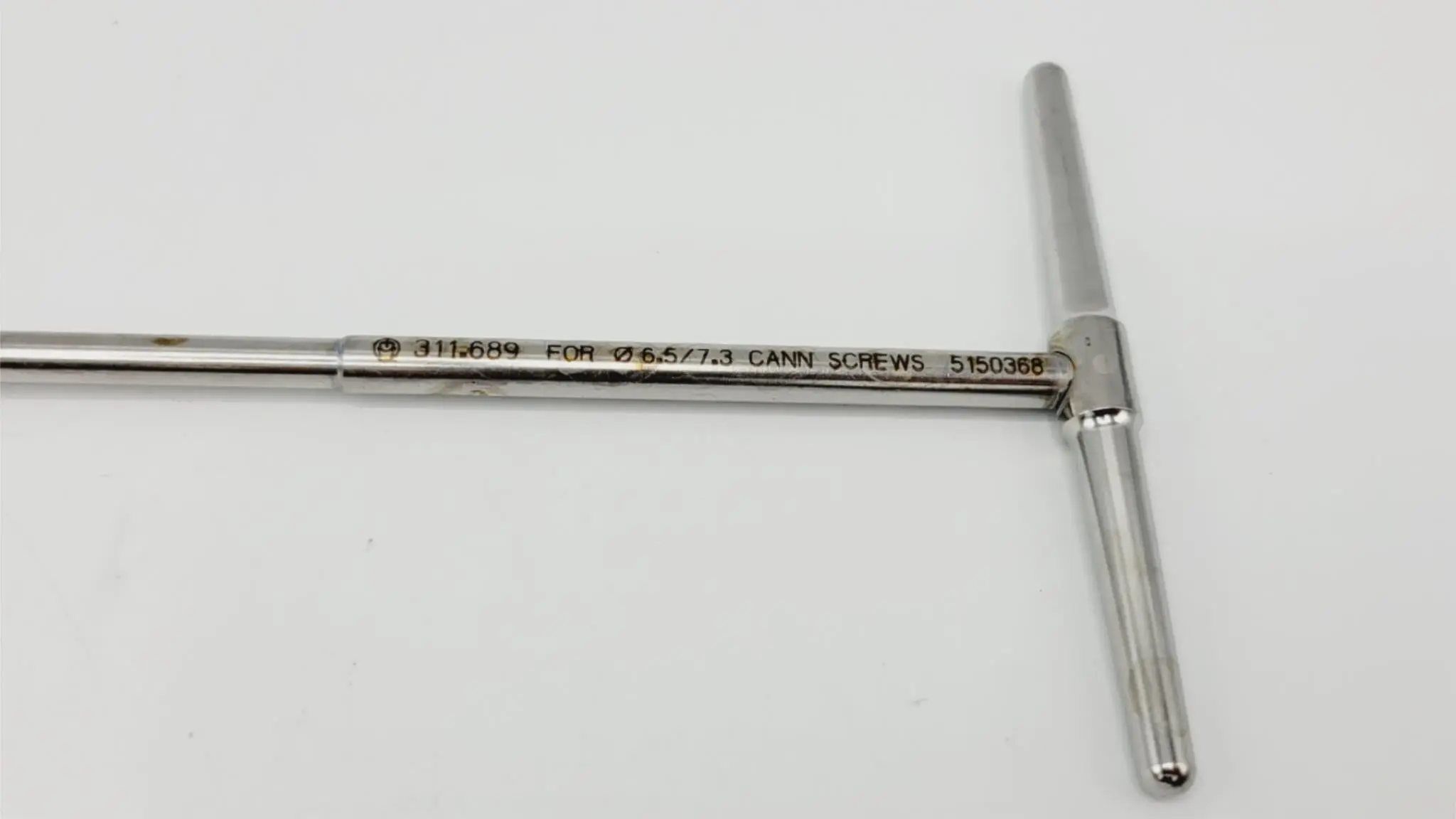Synthes 311.689 Cannulated Tap 6.5mm & 7.3mm Tap Depth 200mm 10-3/4" - Image 3