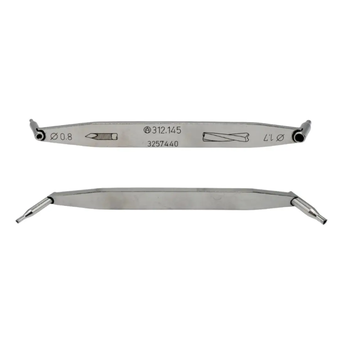 Synthes 312.145 Double Drill Sleeve 1.7mm / 0.8mm 4-3/4 inches New