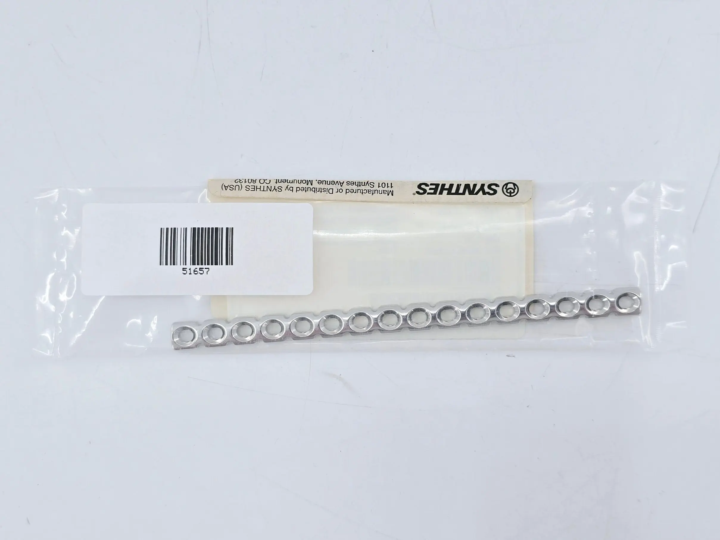 Synthes 245.25 2.7mm Reconstruction Plate 16 Holes/128mm - Image 3