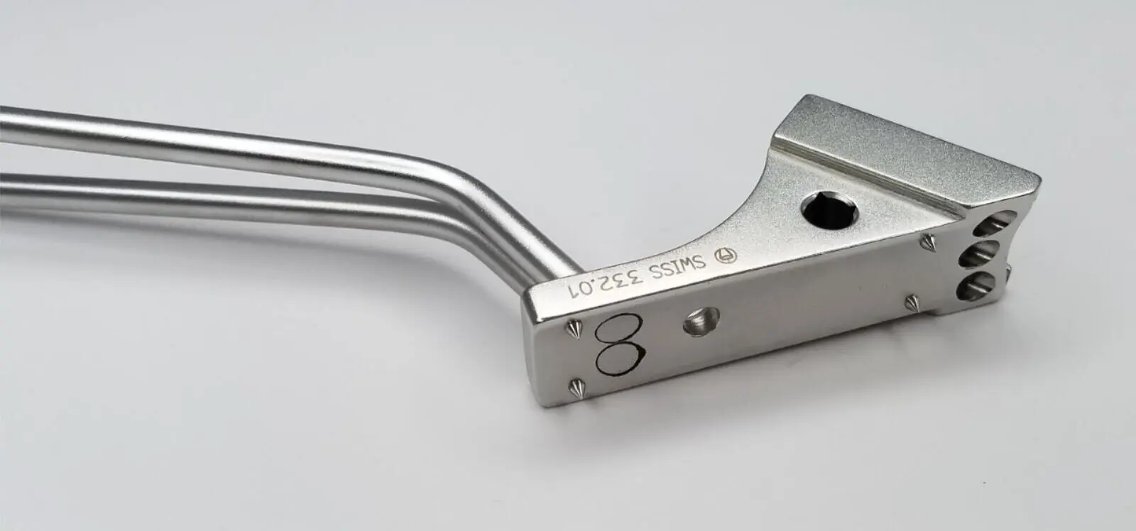 Synthes 332.01 Orthopedic 130° Angled Triple Drill Guide 7-1/2" - Image 3