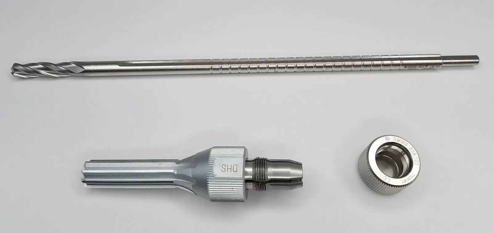 Synthes 338.10 Drll Bit w/ Reaming Head & Nut Orthopedic 8.0mm Cannulated DHS - Image 2