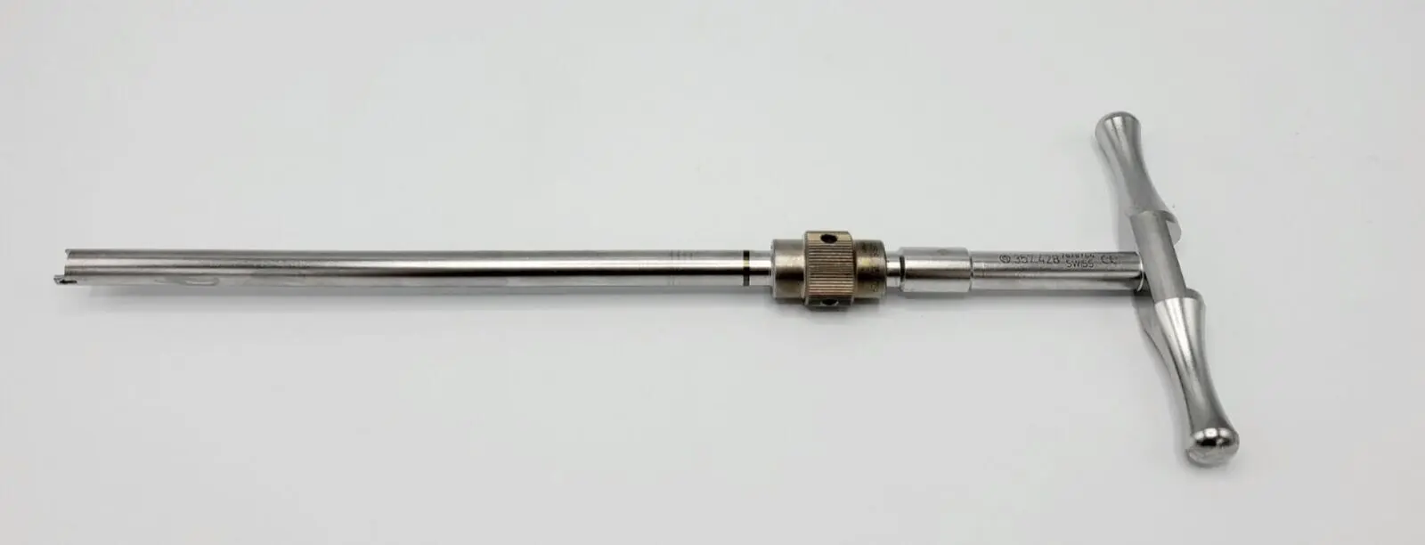 Synthes 357.428 Extractor Inserter Orthopedic Instr. w/ Nut Attachment 13-3/4" - Image 2