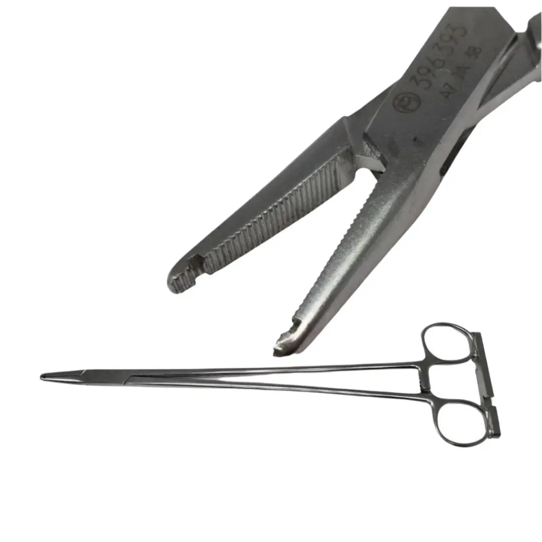 Synthes 396.393 Locking Holder Forceps Orthopedic SynMesh Straight 10-1/2"