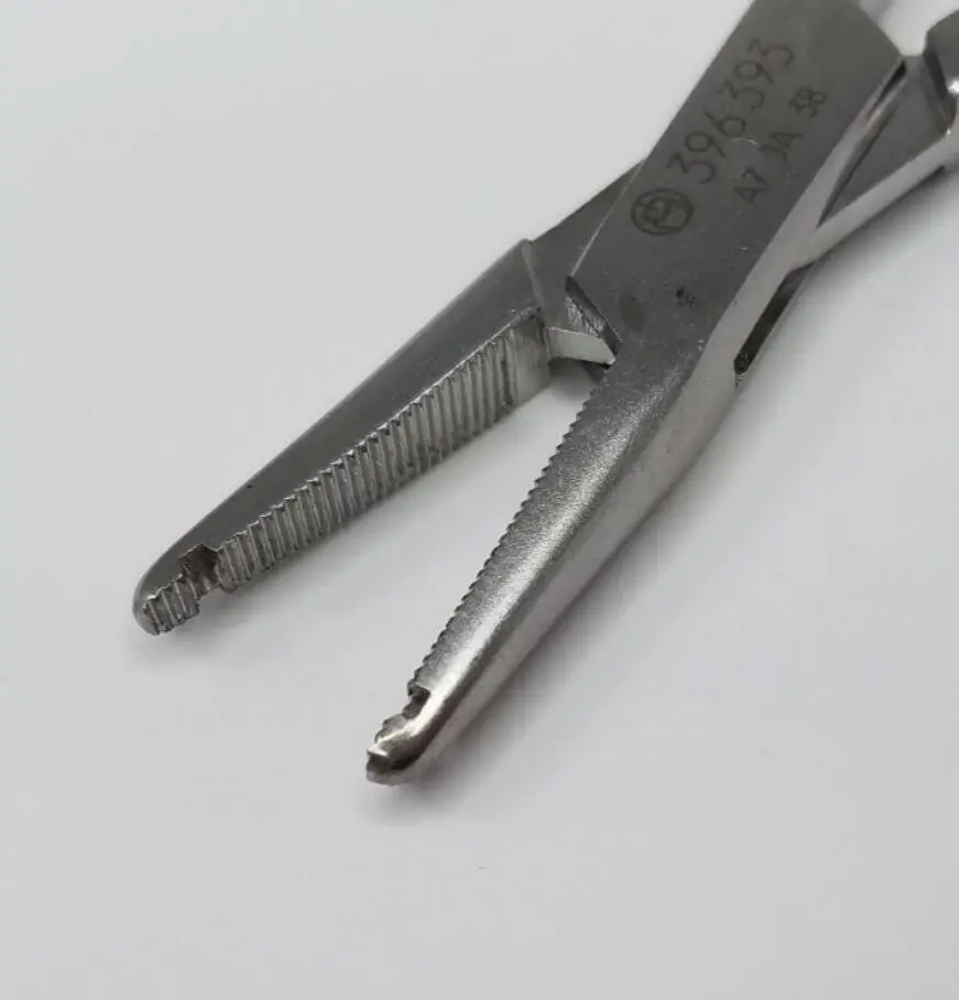 Synthes 396.393 Locking Holder Forceps Orthopedic SynMesh Straight 10-1/2" - Image 2