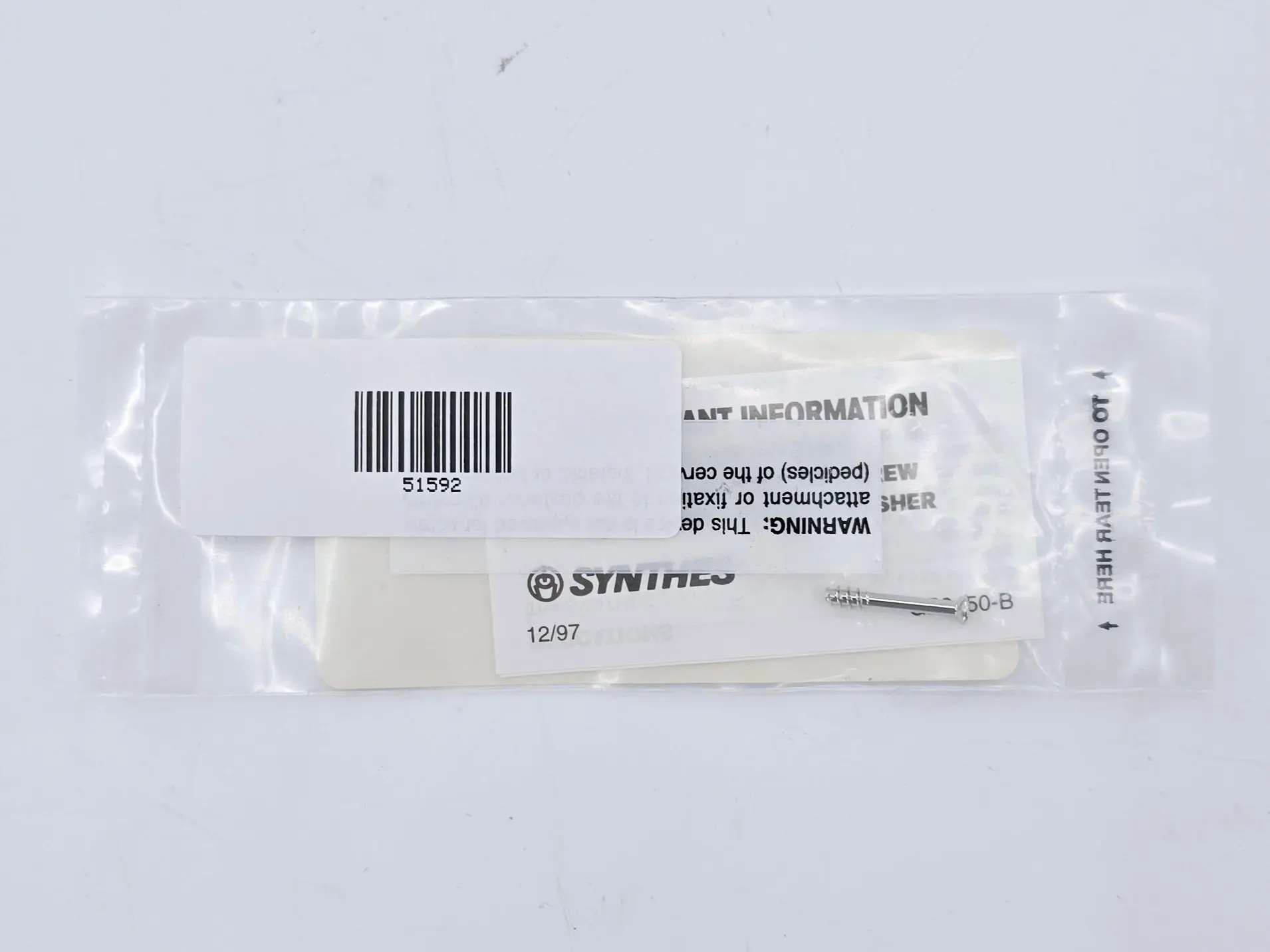 Synthes 202.618 3.0mm Cannulated Screw Short Thread/18mm - Image 3