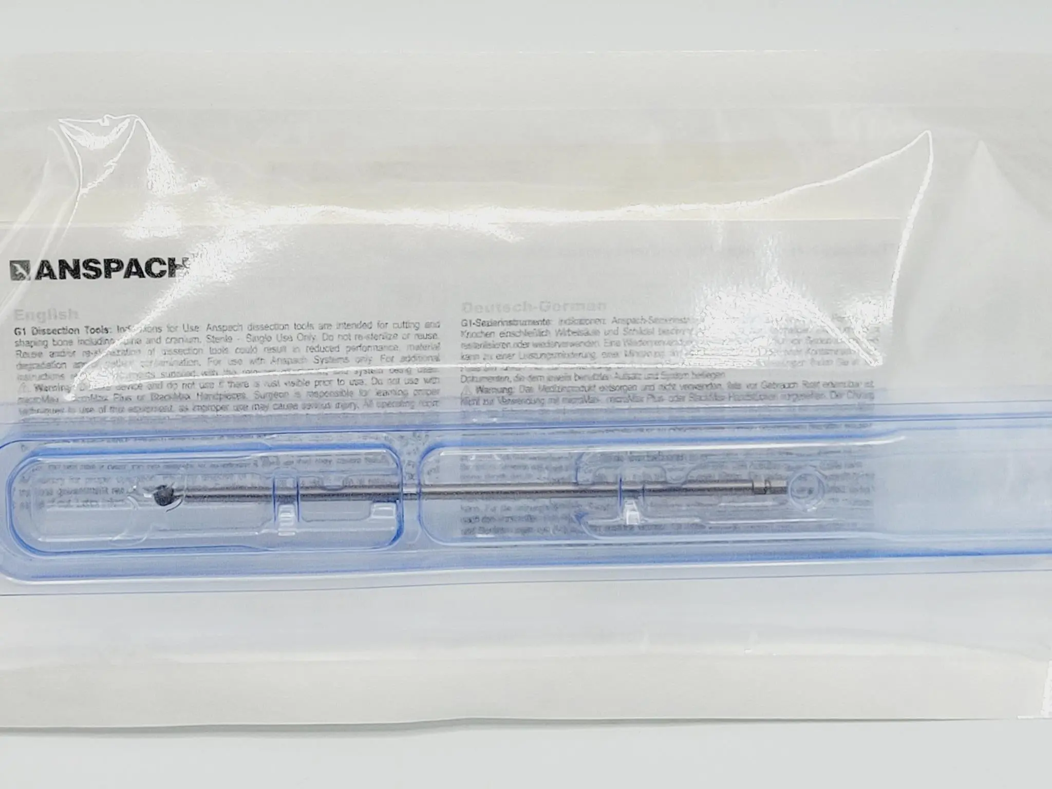 Synthes Anspach S-35D-G1 3.5mm Diamond Edge, Ball Working End, Extended Length - Image 3
