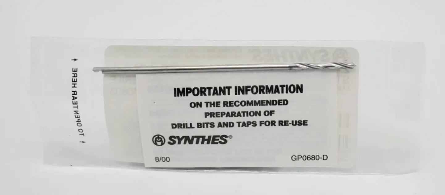 synthes drill bit 317.872 Drill Bit Stryker J-Latch 2.4mm Orthopedic 2-3/8" - Image 3