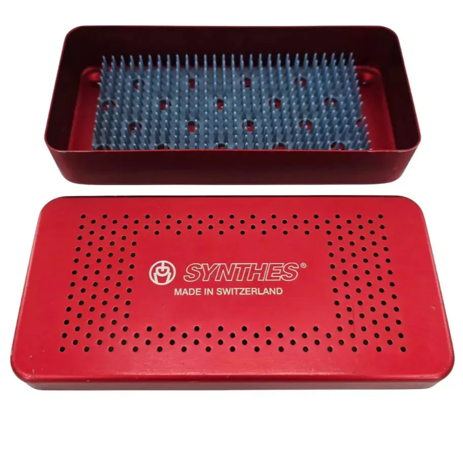 Synthes Instrument Sterilization Case 8-3/4" 4-1/4" x 1-1/2"