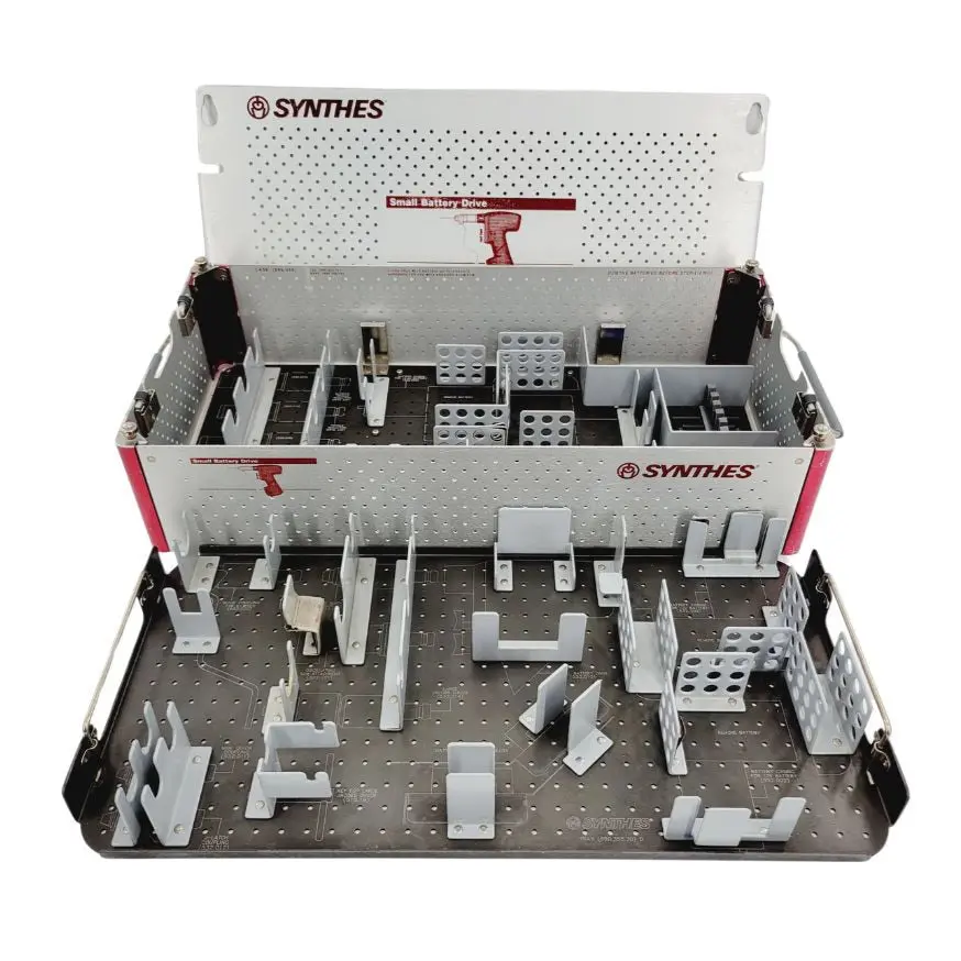 Synthes Small Battery Driver Sterilization Case 20-3/8" x 10" x 5"