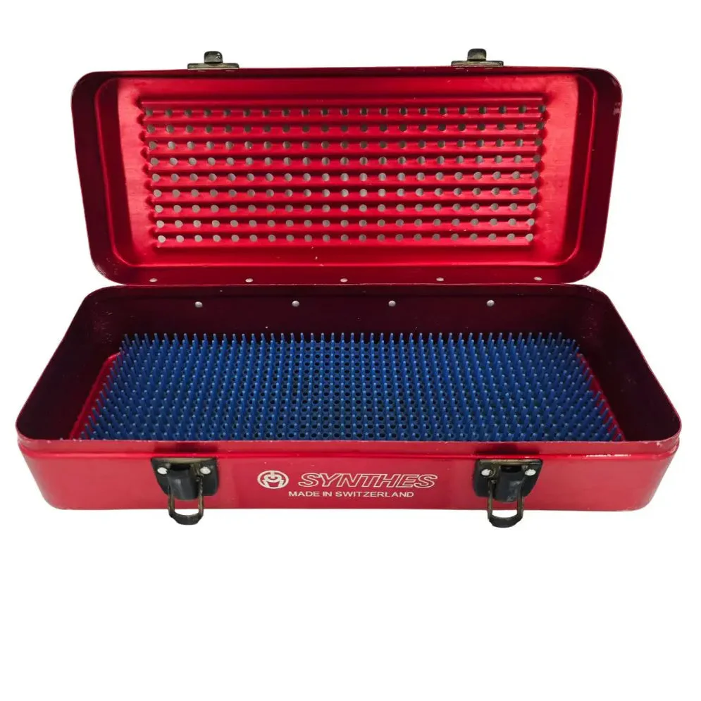Synthes sterilization case 12" x 5" x 3"