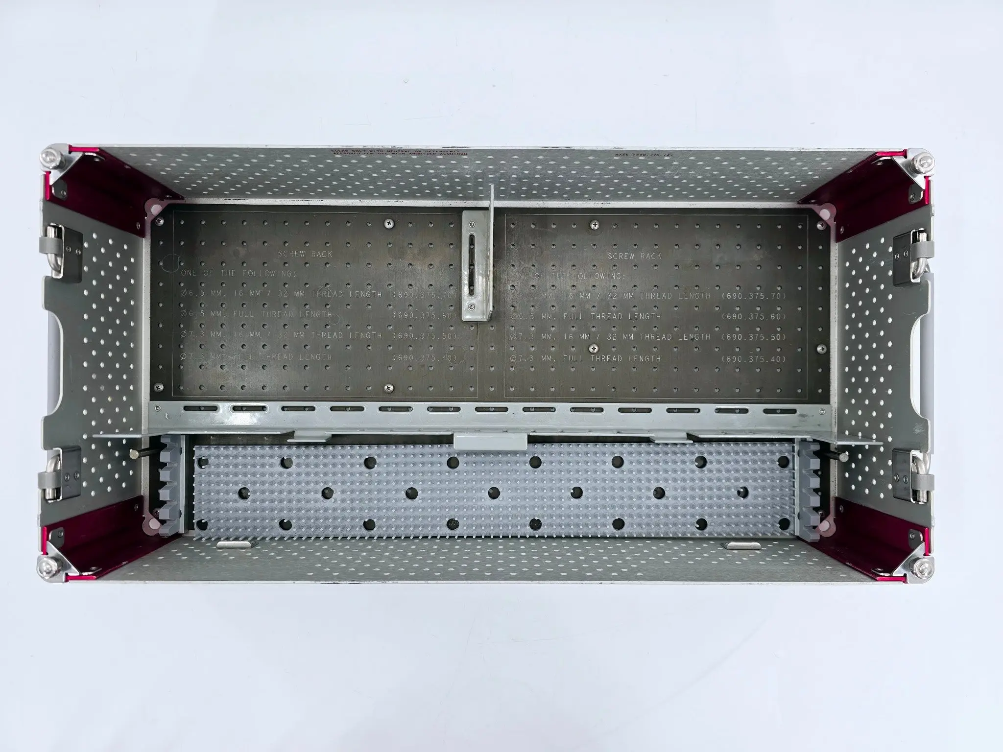 Synthes Sterilization Case w/ Instrument Trays & Lid 690.379 - Image 4
