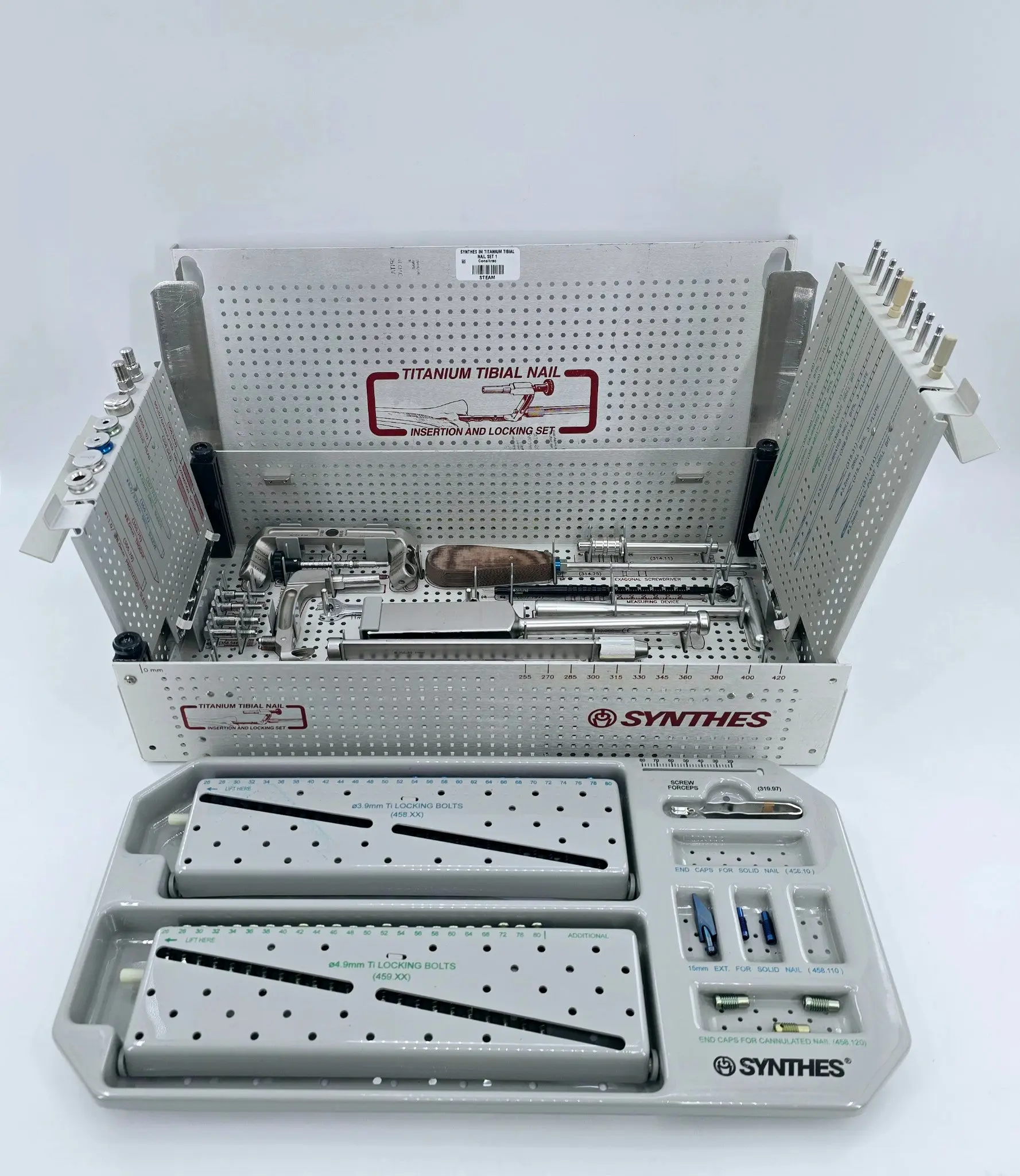 Synthes Titanium Tibial Nail Insertion and Locking Set - Image 2
