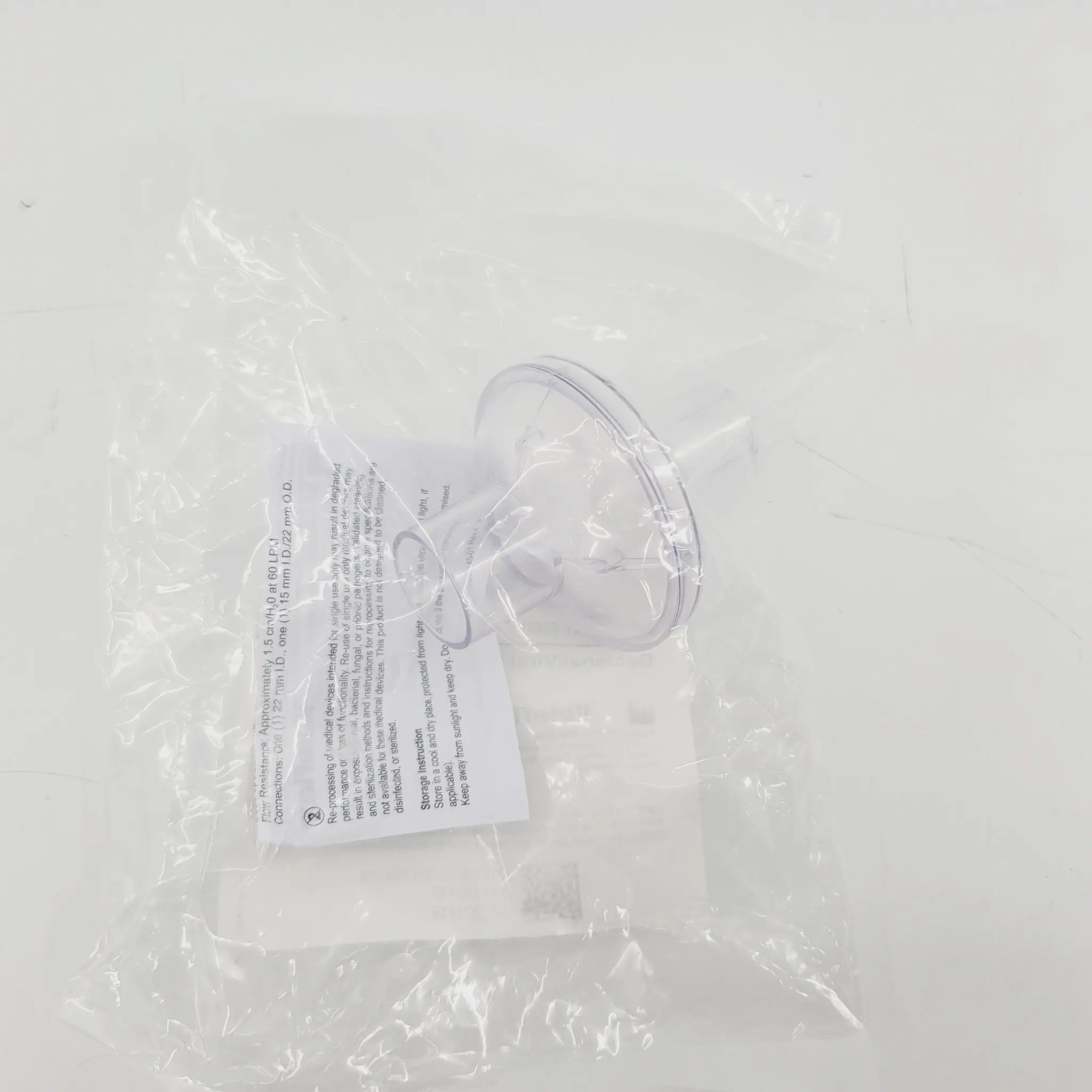 Teleflex 1605 Hudson RCI Bacterial Viral Filter 22 mm ID x 15 mm ID/22mm BX/50 - Image 3