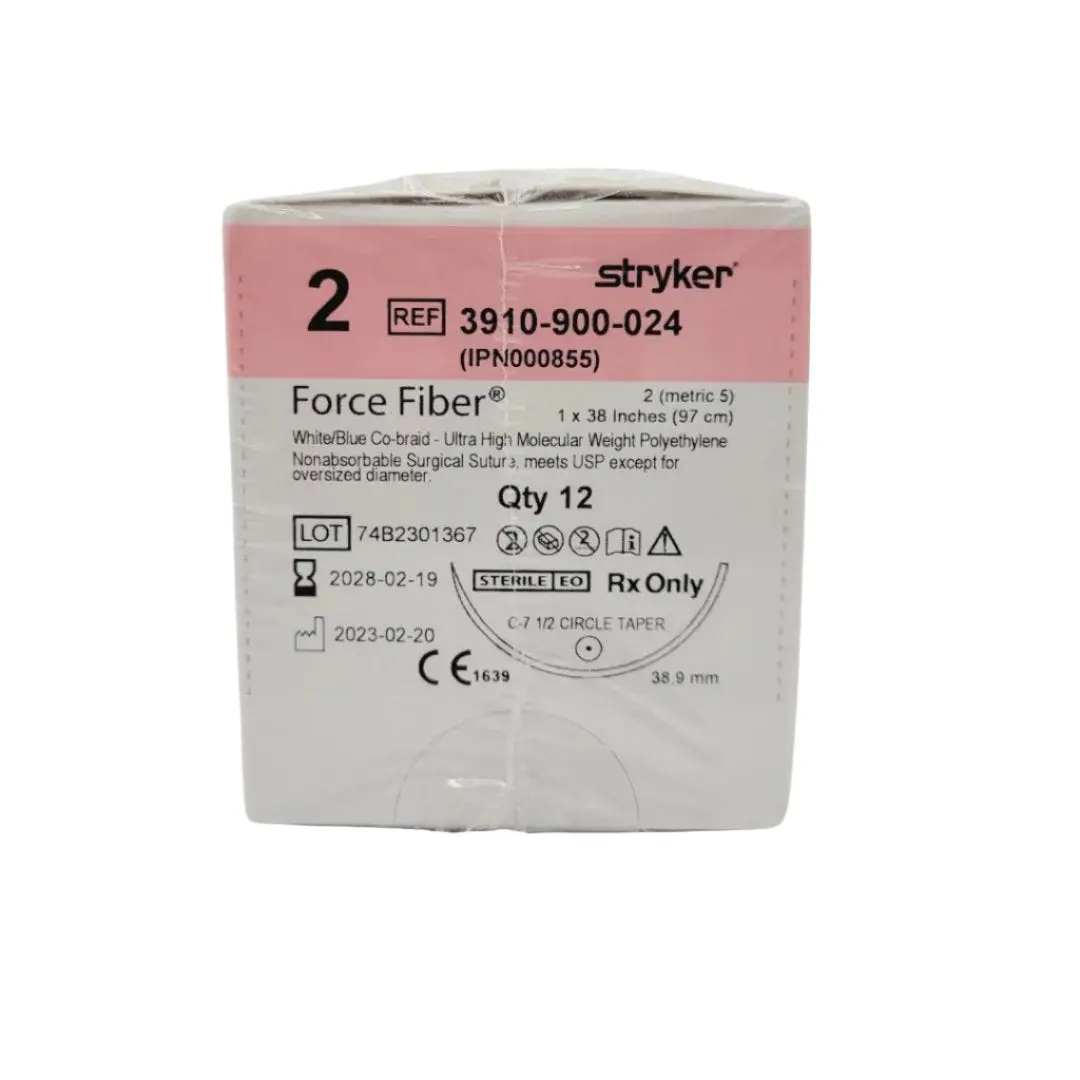 Teleflex IPN000855 2 Stryker Force Fiber Blue UHMWPE 1X38" C-7 Box of 12