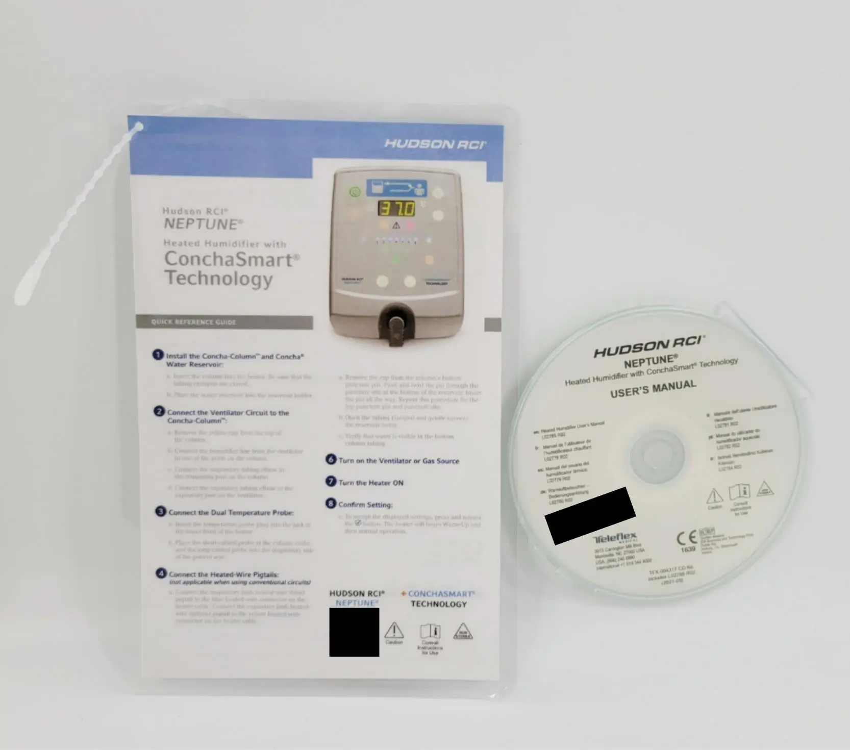 Teleflex Medical 425-00 Neptune Heated Humidifier with ConchaSmart Technology - Image 4
