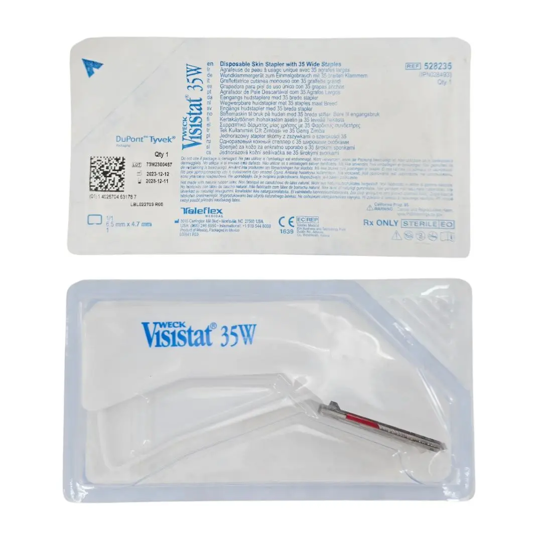 Teleflex Weck 528235 Vistat 35W Disposable Skin Stapler w/ 35 Wide Staples