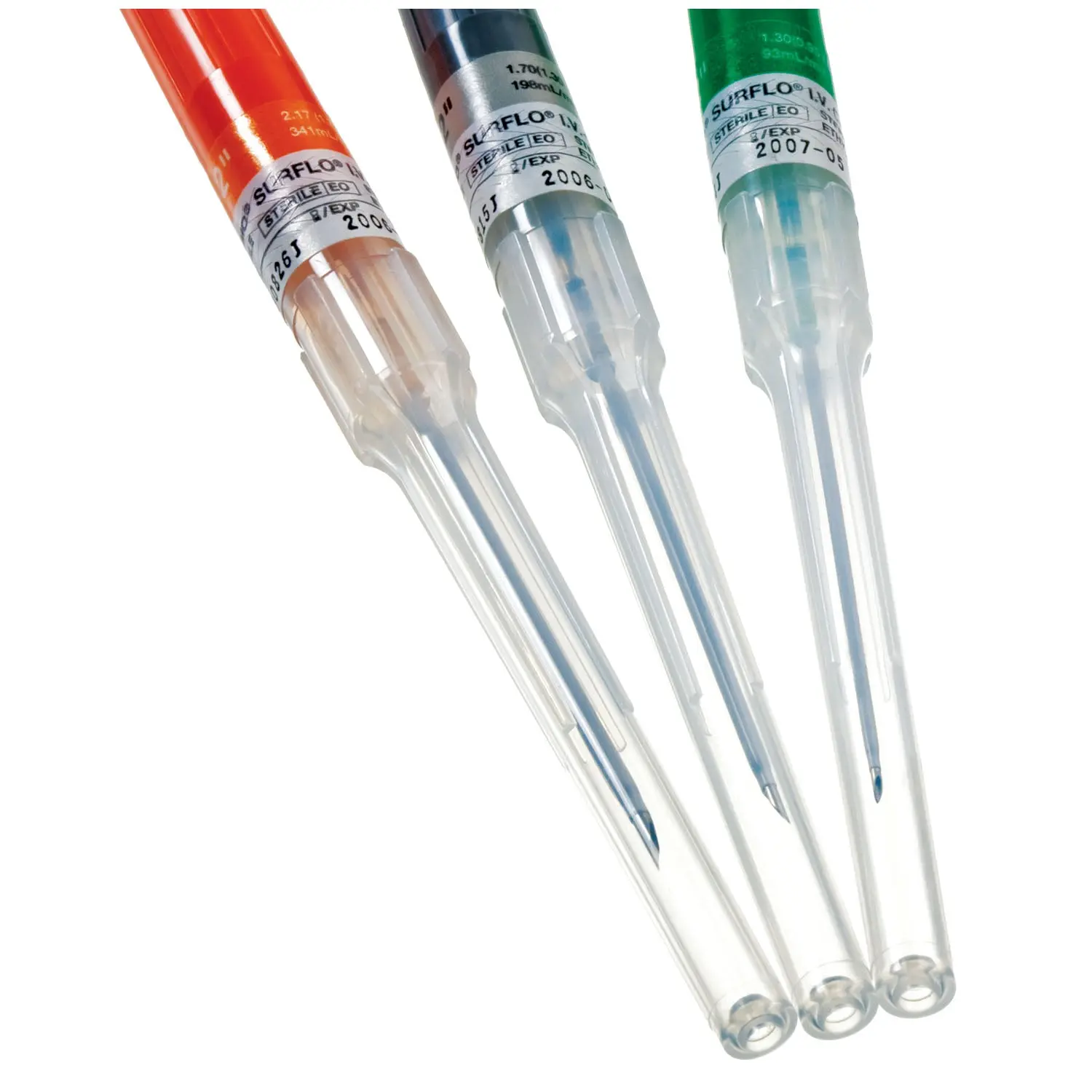 TERUMO 3SR-OX2419CA SURFLO ETFE IV CATHETERS - 24G x 3/4", Yellow, 50/bx, 4 bx/cs (US Only)