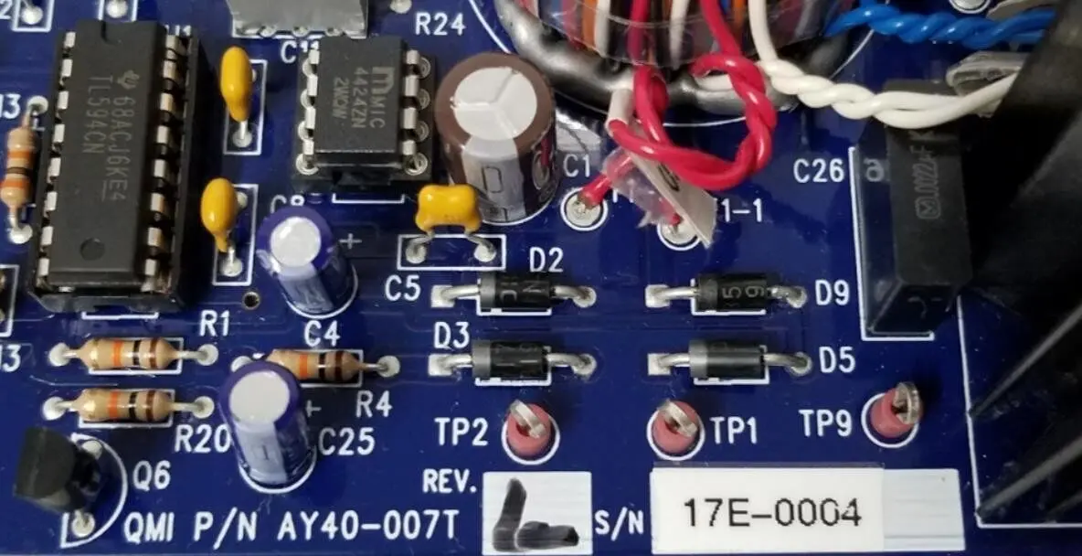 Toshiba Quantum AY40-007T Rev L Power Supply Board - Image 4