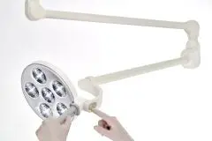 Waldmann TRIANGO LED 60-1 C Minor Procedure Light, 60,000 lux/1 M, 4700K, CRI>93, dimming. With ceiling mount. - Image 2