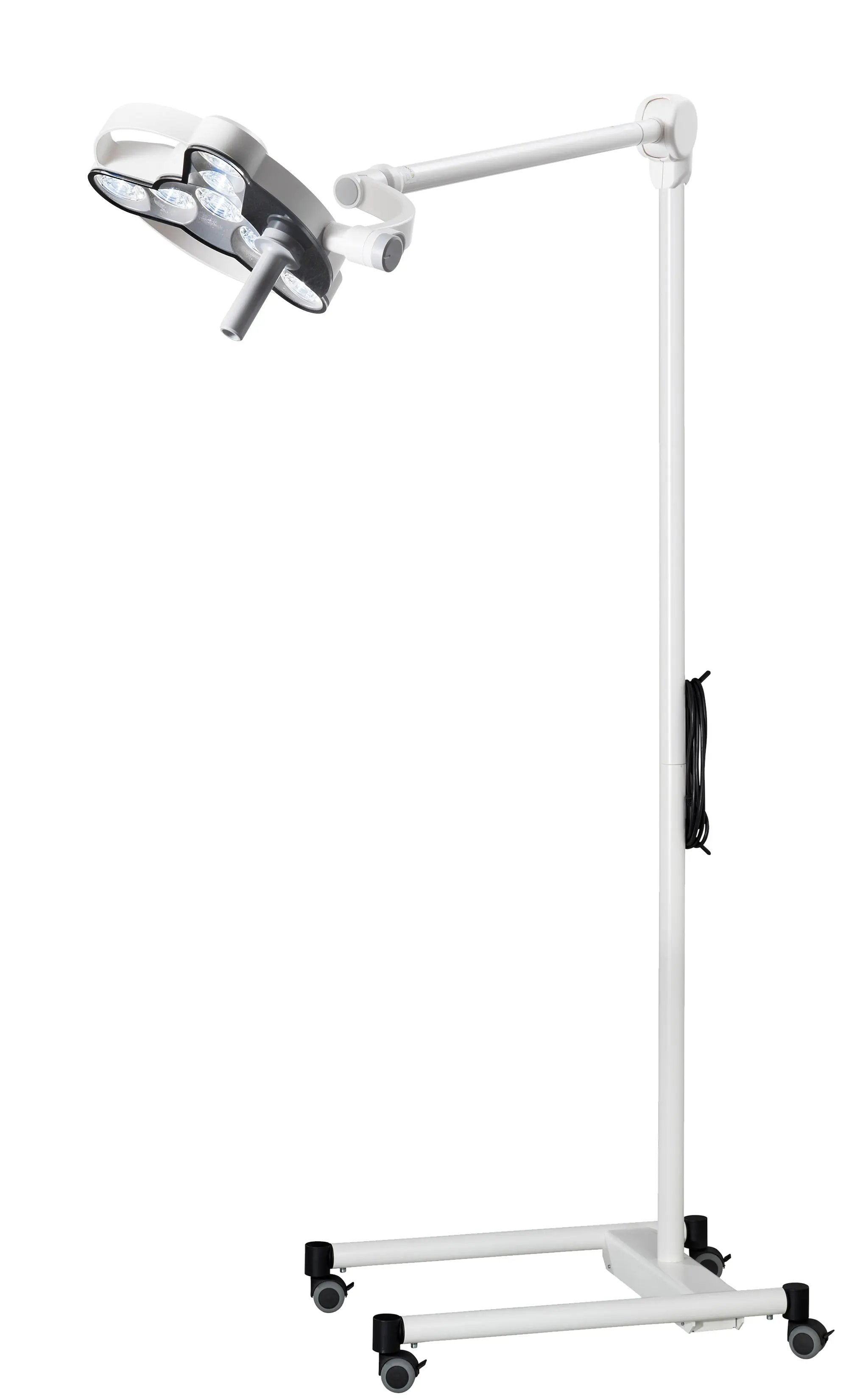 Waldmann TRIANGO LED 80-1 F Minor Procedure Light, 80,000 lux, 4500K, CRI>95, continuous dimming. With roller stand.