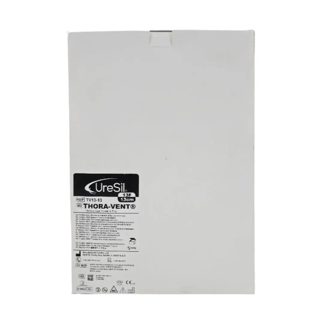 UreSil TV13-13 Thora-Vent Thoracic Vent Procedure Tray 13F x 13cm 1/EA