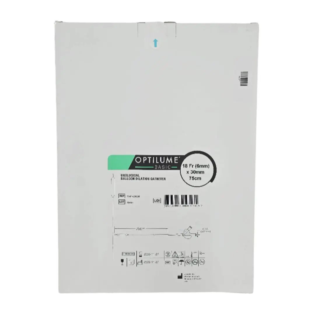 Urotronic 1147-06030 Optilume Basic Urological Balloon Dilation Catheter 18Fr. x 30mm 75cm Length