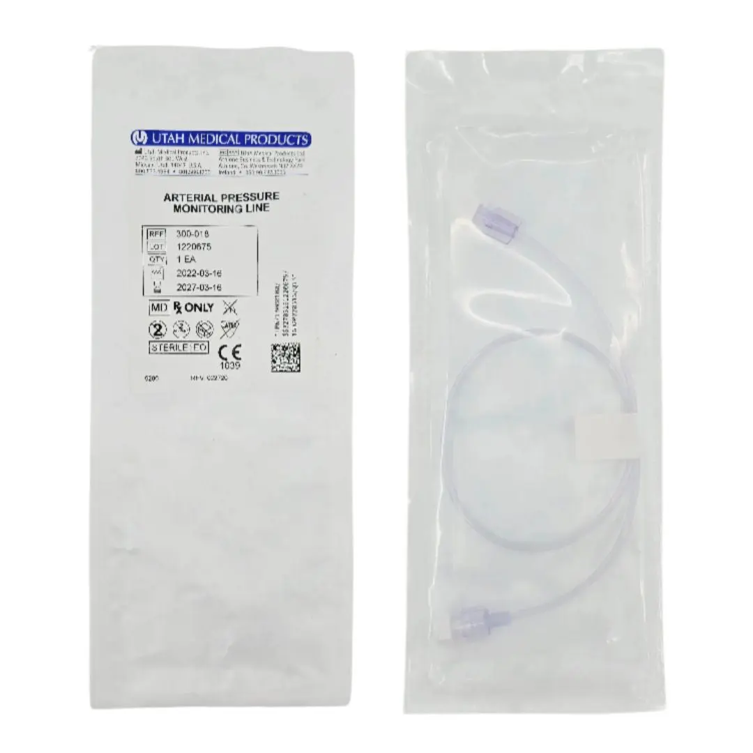 Utah Medical Products 300-018 Arterial Pressure Monitoring Line M/F 18"