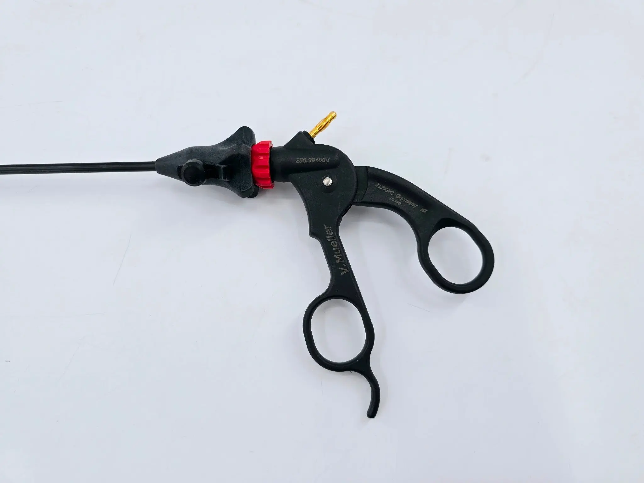V. Mueller 256.99010U 5mm Laparoscopic Cutter w/ 256.99400U Monopolar Handle - Image 3