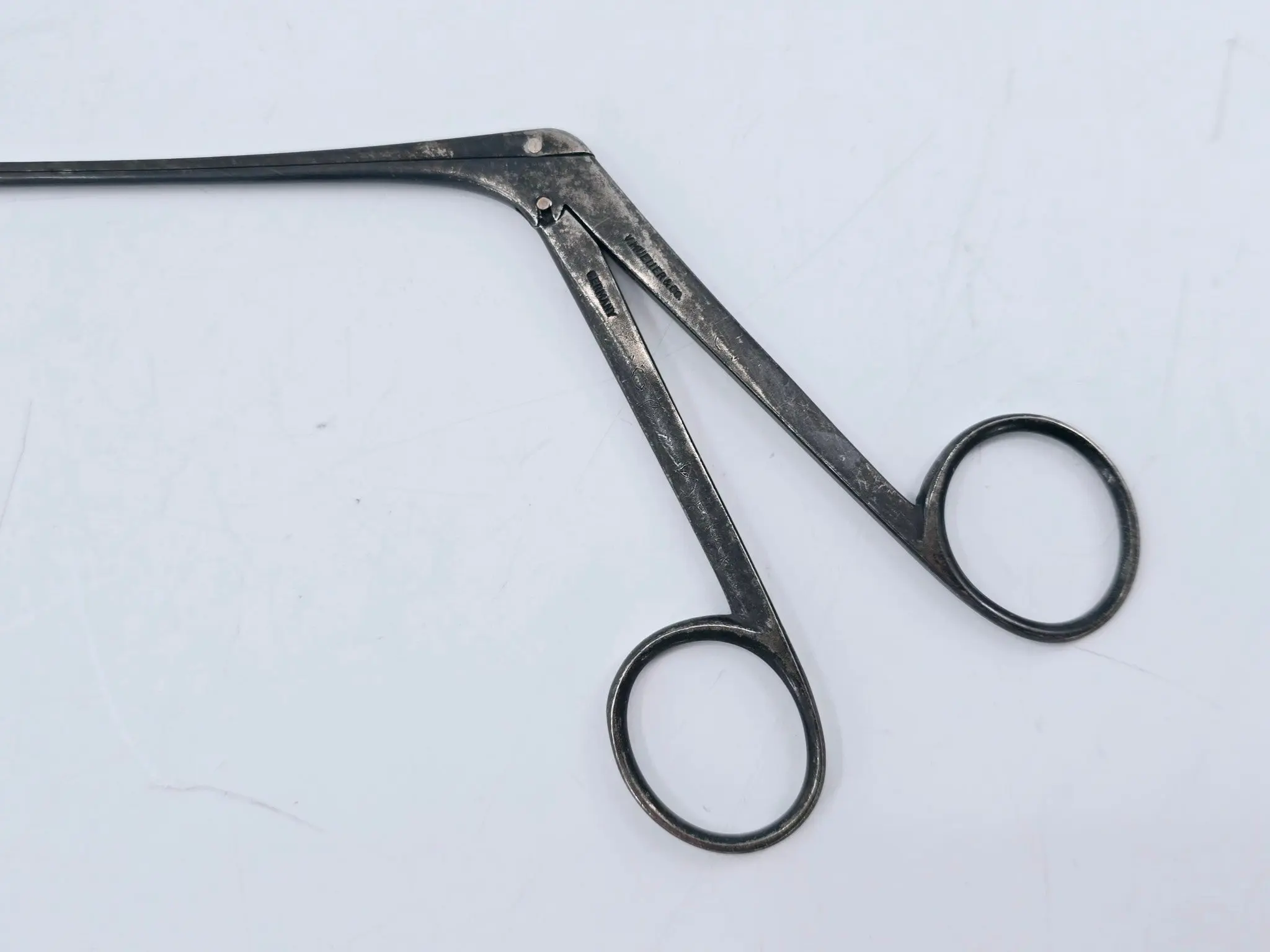 V. Mueller 4mm Round Biopsy Cup Forceps 11-1/2" Working Length 14-1/2" - Image 3