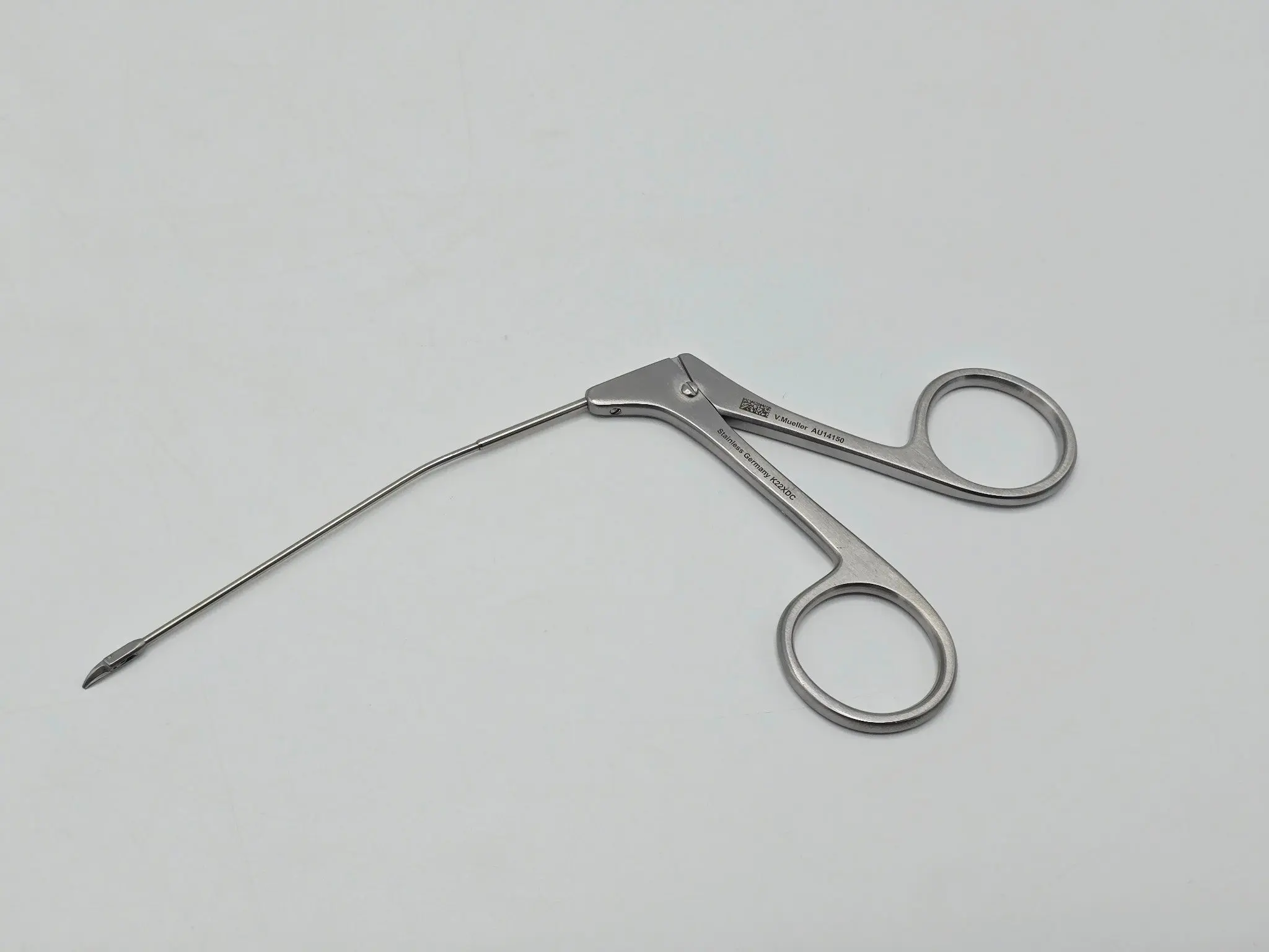 V. Mueller AU14150 ENT Wullstein Ear Scissors Curved Right 4-1/2" - Image 2