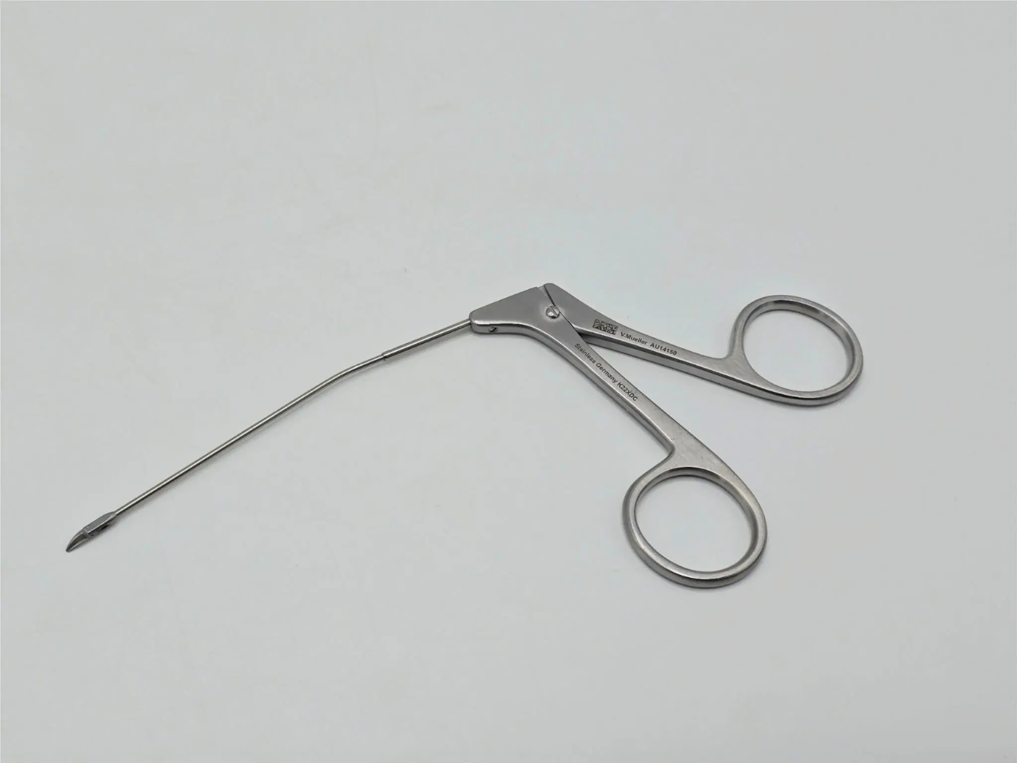 V. Mueller AU14150 ENT Wullstein Ear Scissors Curved Right 4-1/2" - Image 3