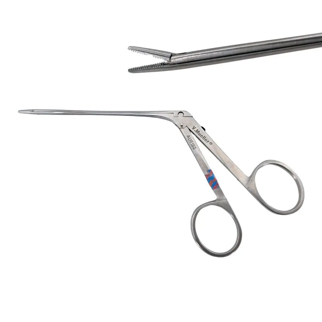 V. Mueller AU6180 Noyes Alligator Type Forceps Fine Delicate Serrated ENT 5-1/8"