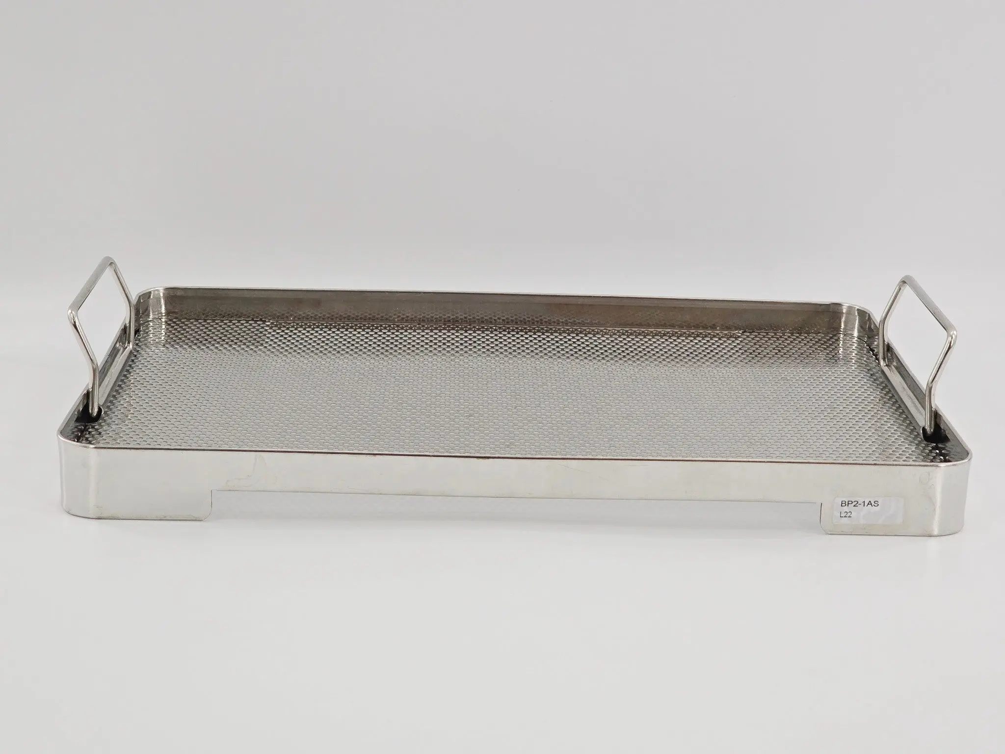 V. Mueller Genesis BP2-1AS MID Stainless Steel Basket 16 x 10 x .8" w/ Handles - Image 2