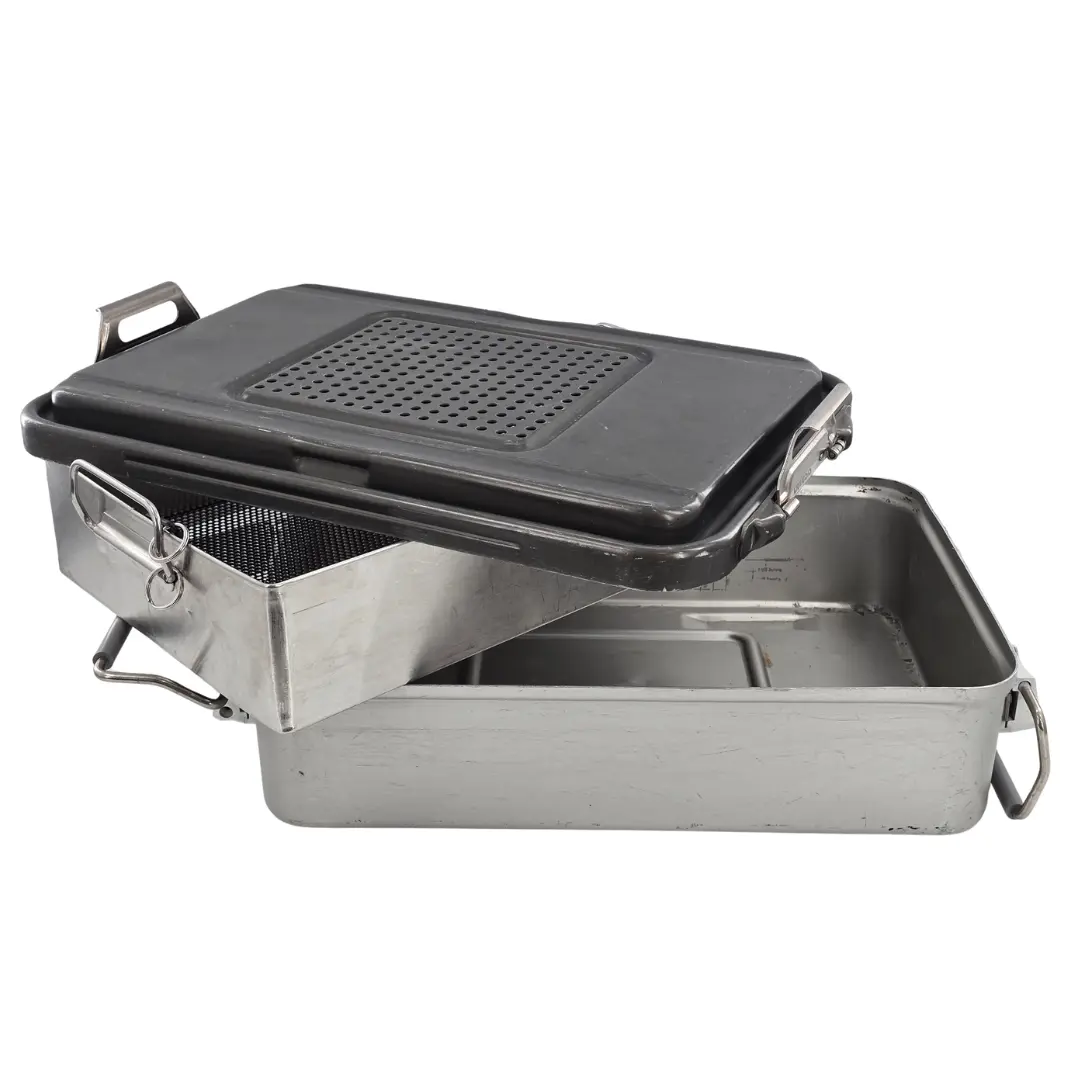 V. Mueller Genesis Sterilization Container with Basket 18 x 12.5 x 6 - Image 2