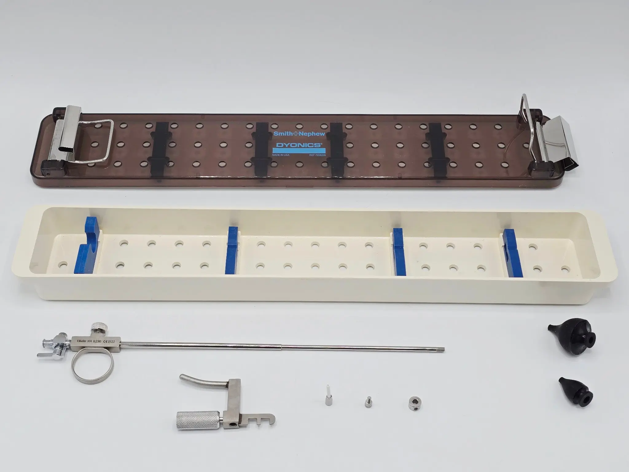 V. Mueller GL2360 Kahn Uterine Trigger Cannula w/ Smith & Nephew Tray - Image 2