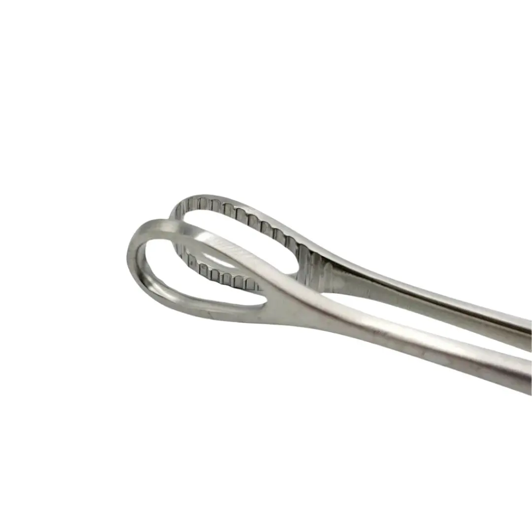V. Mueller GL650 Foerster Sponge Forceps Straight Serrated Overall Length 9-3/4"