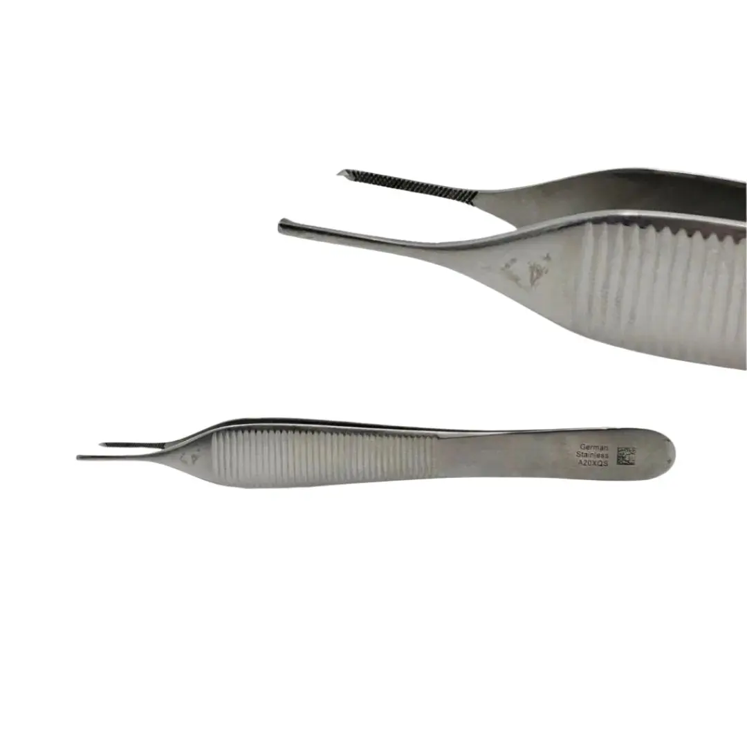 V. Mueller Nl1400 Adson Forceps Delicate 1X2 Teeth With Serrations Overall Length 4-3/4