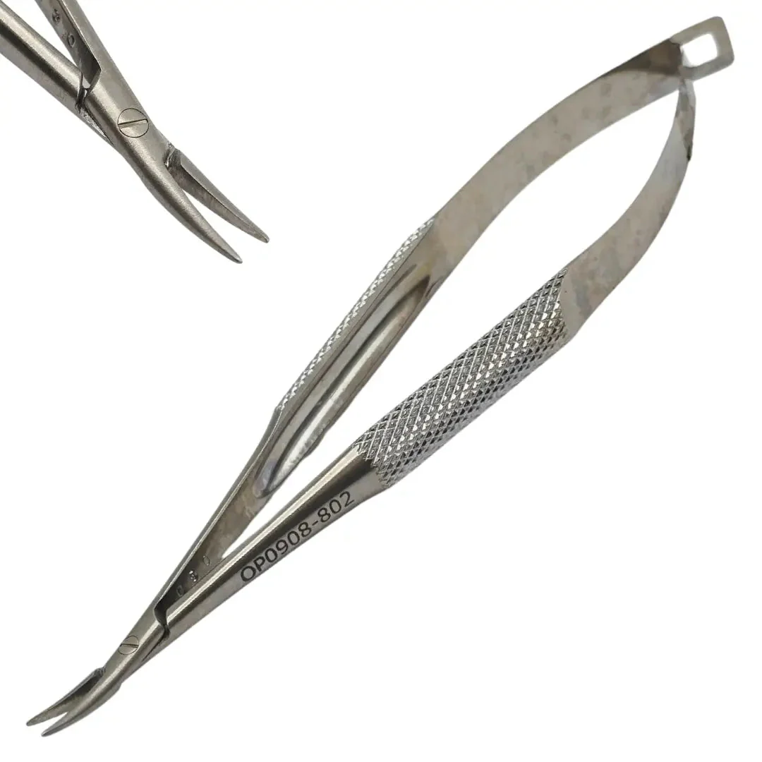 V Mueller OP0908-802 Cohan Mini Needle Holder Fine 8mm Jaws Curved
