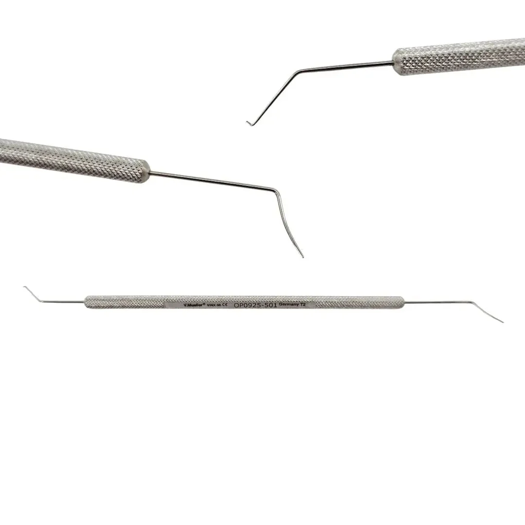 V. Mueller OP0925-501 Nichamin Double-Ended Nucleus Chopper-Spatula 5-1/2"