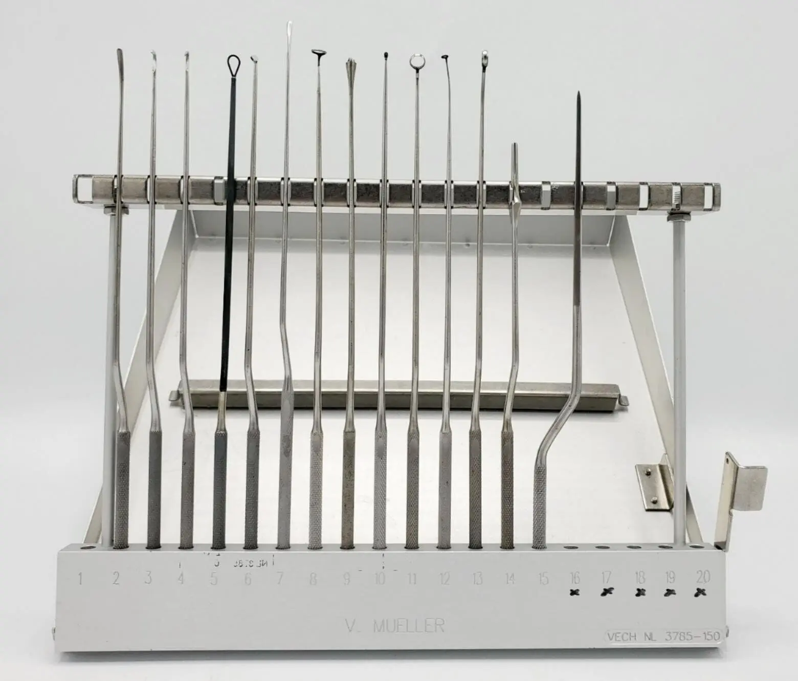 V. Mueller Rhoton Trans-Sphenoidal 14-Piece Instrument Set and Case Neurology - Image 3