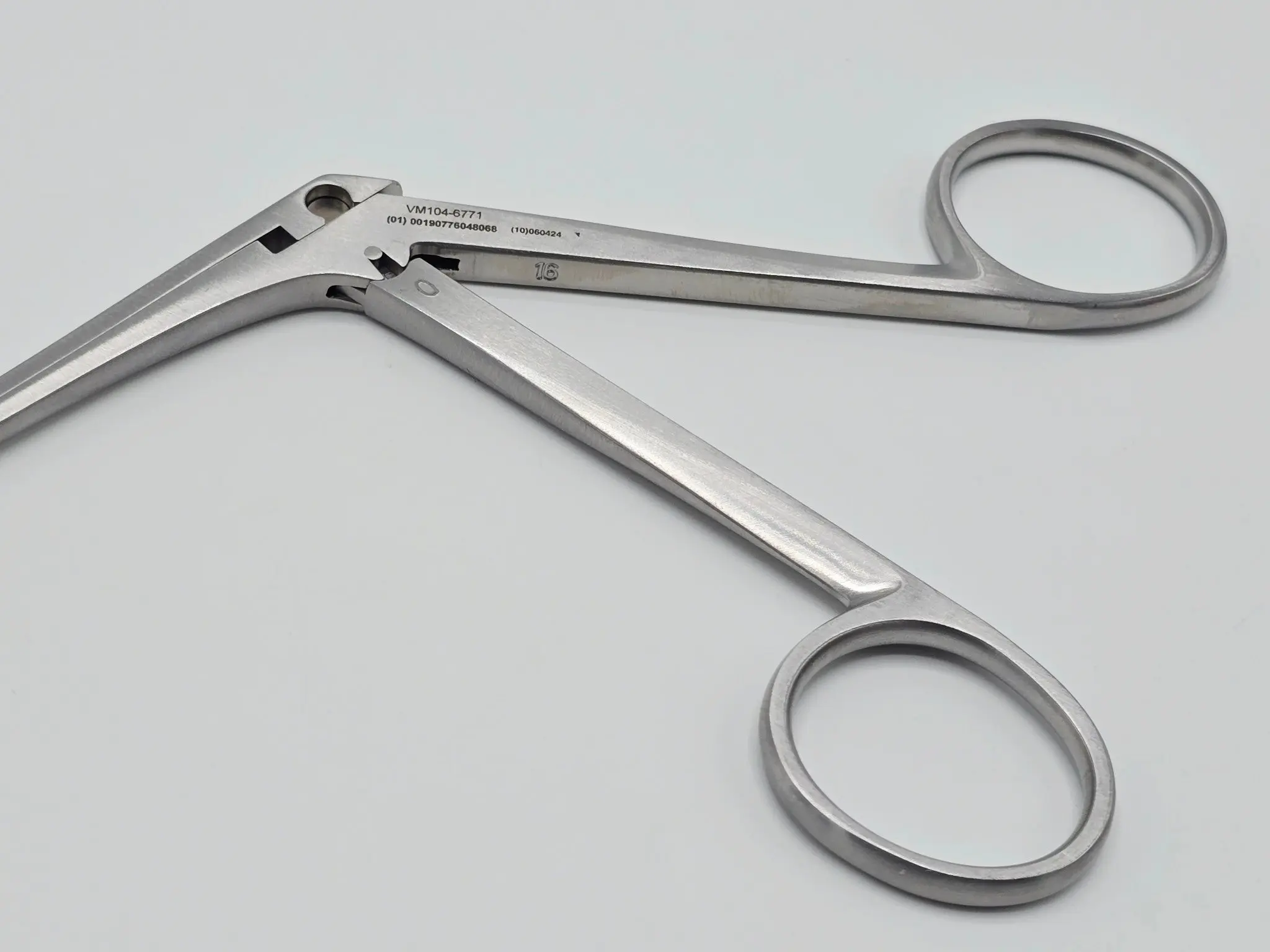 V.Mueller VM104-6771 Weil Blakesley Nasal Forceps Size 0 Angled Up 45 degrees - Image 4