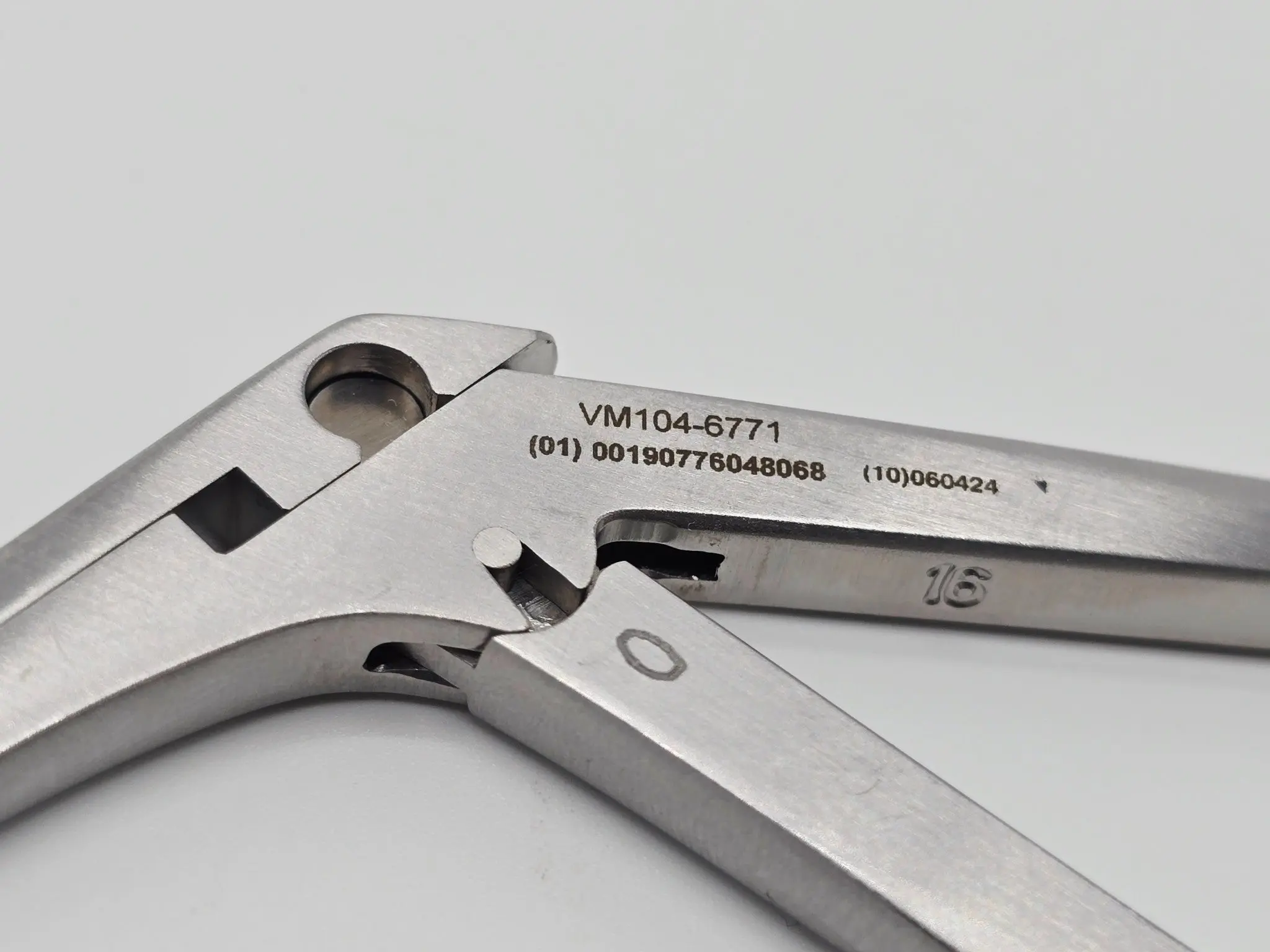 V.Mueller VM104-6771 Weil Blakesley Nasal Forceps Size 0 Angled Up 45 degrees - Image 5