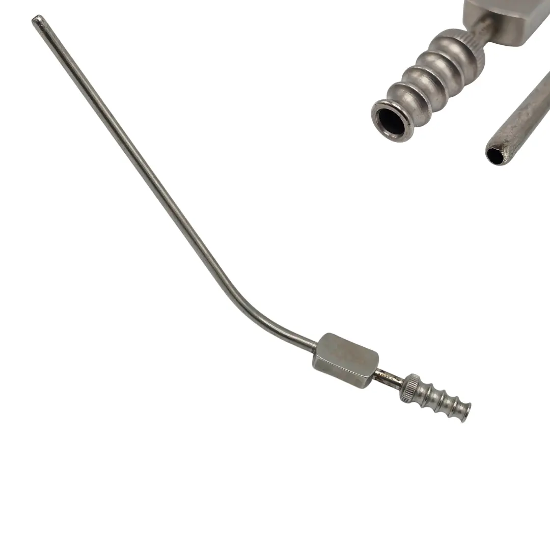 V. Mueller NL1903 Cannula Frazier Suction Tube 12 Fr Angled 3-7/8 Working Length