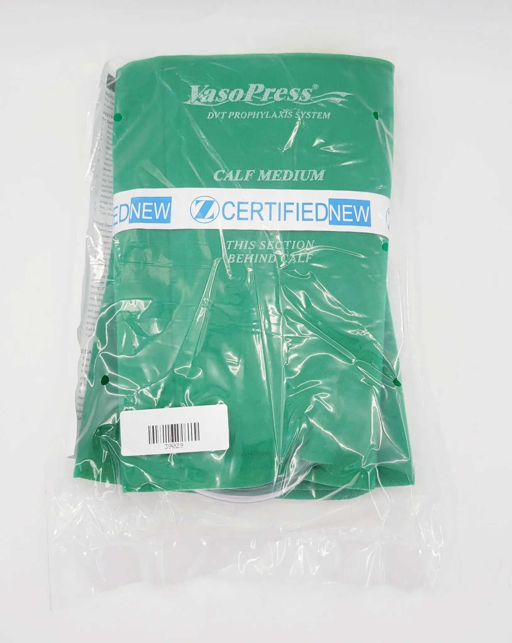 Zimmer VP501MG Vaspress Compression Therapy Green Calf Garment Medium - Image 3